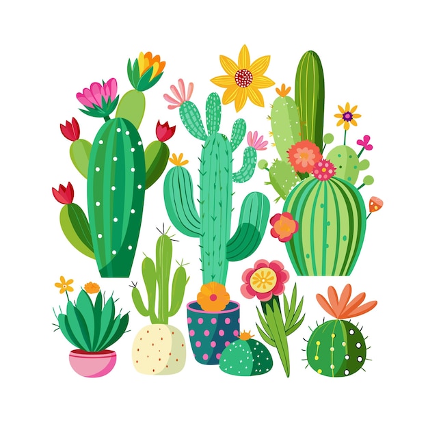 El concepto de ilustración de la planta de interior en el vector de la olla