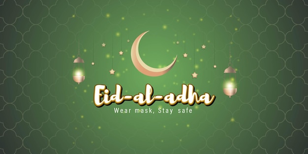 Concepto de ilustración vectorial de Eid al Adha también conocido como Bakra Eid