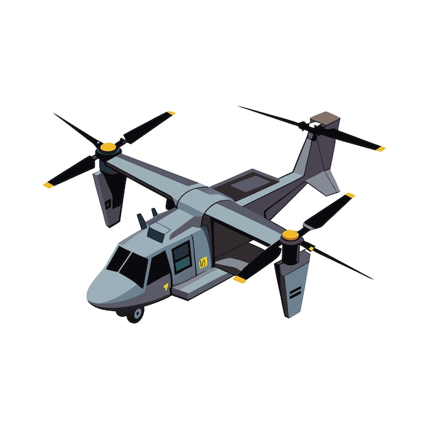 Concepto de ilustración vectorial realista del avión