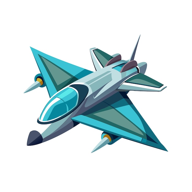 Concepto de ilustración vectorial realista del avión