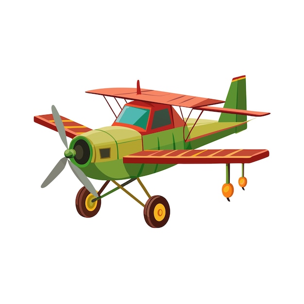 Concepto de ilustración vectorial realista del avión