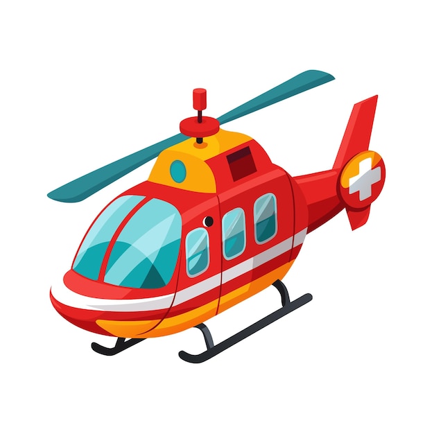 Concepto de ilustración vectorial realista del avión