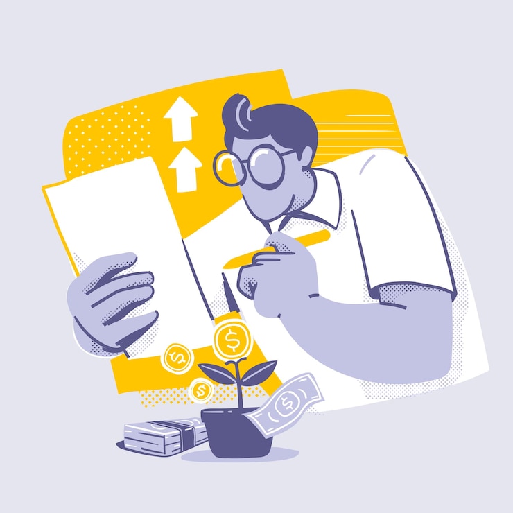 Vector concepto ilustrativo de los gastos de capital de las empresas