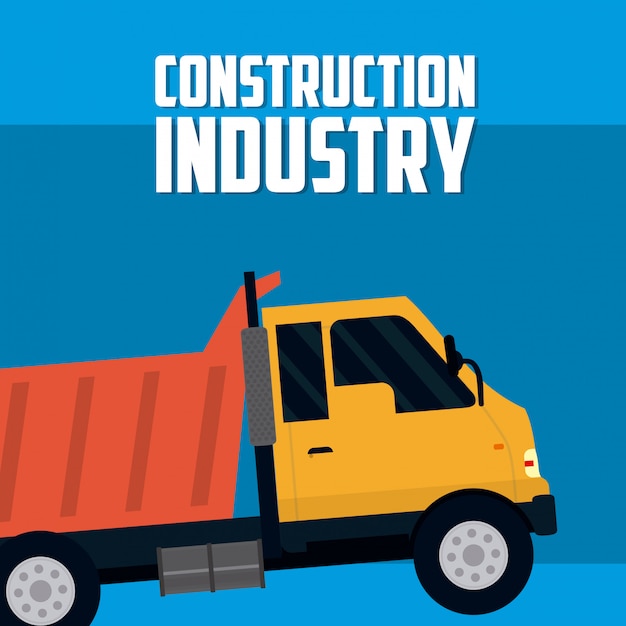 Concepto de la industria de la construcción