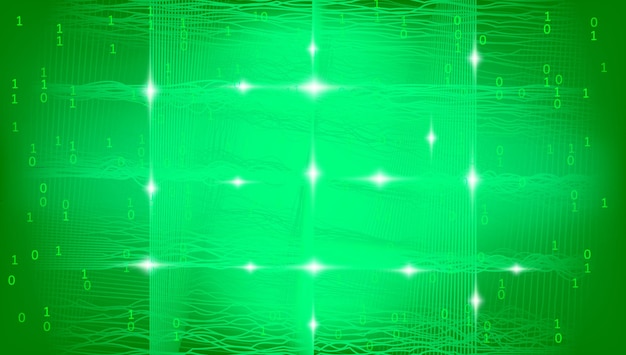 Concepto de inteligencia artificial de fondo de big data