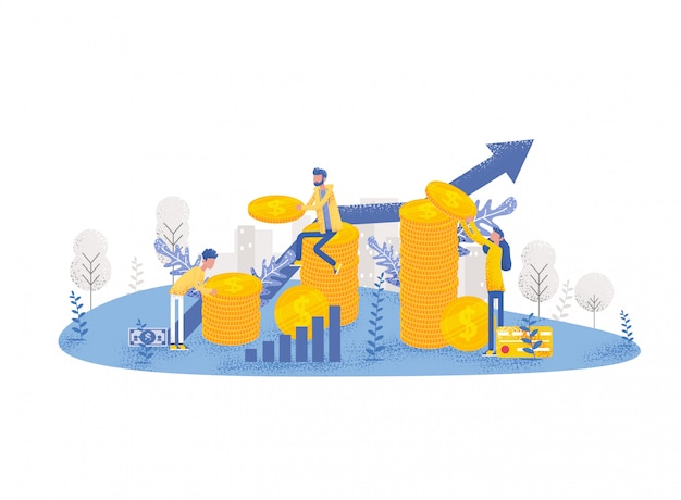 Concepto de inversion de negocios
