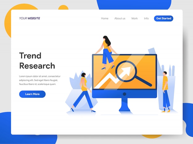 Concepto de investigación de tendencias