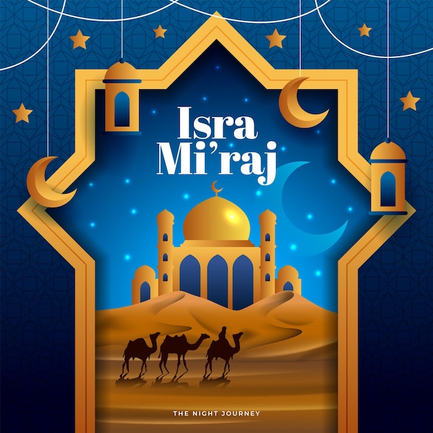 Concepto de Isra Miraj