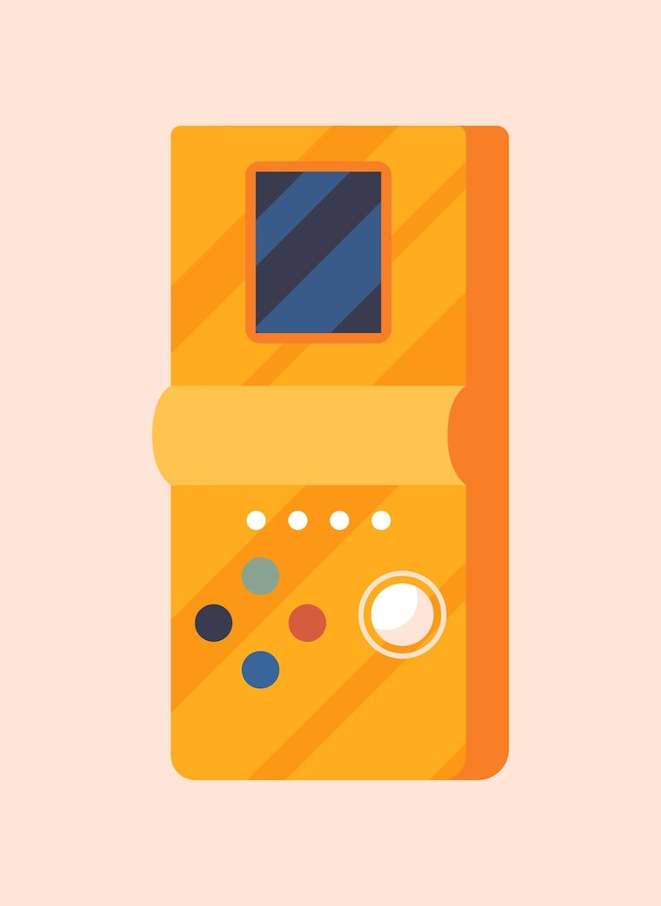 Vector concepto de juego retro