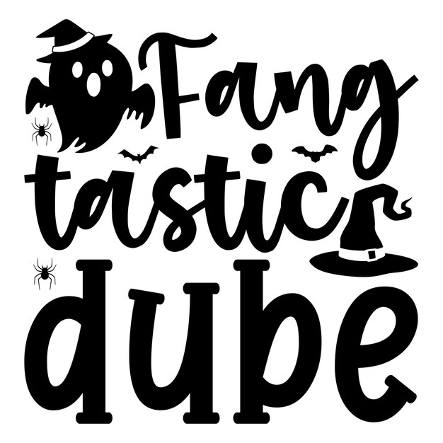 Concepto de letras de Halloween con diseño de tipografía vectorial libre para camisetas y otros