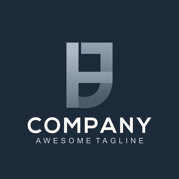 Concepto de línea de plantilla de diseño de logotipo de letra FJ
