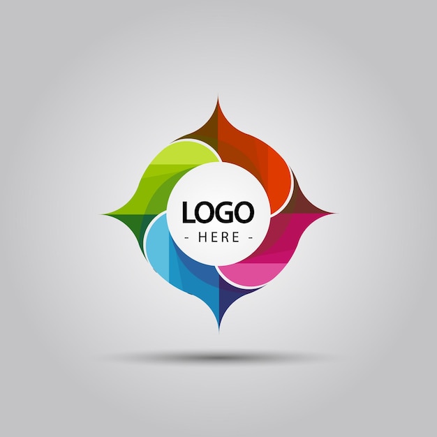 Vector concepto de logotipo abstracto