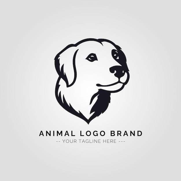 Concepto del logotipo de los animales