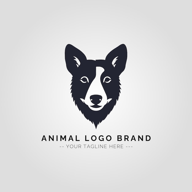 Concepto del logotipo de los animales
