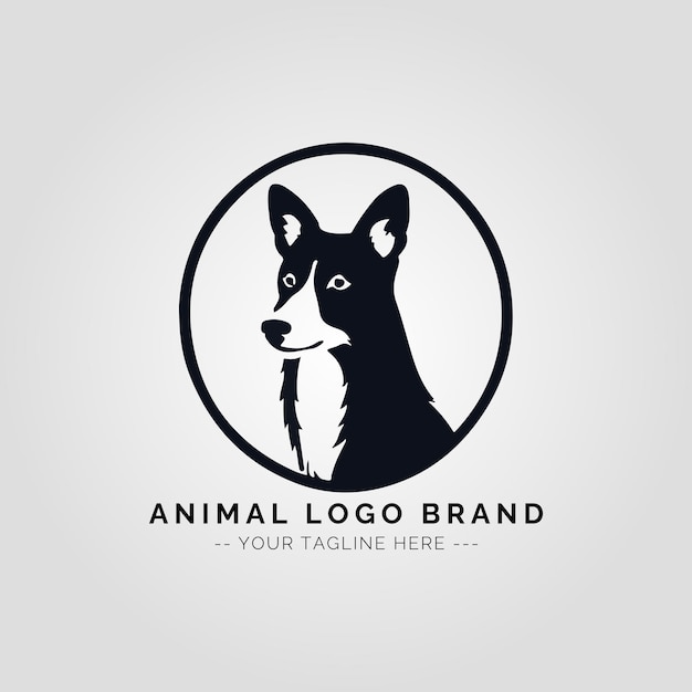 Concepto del logotipo de los animales