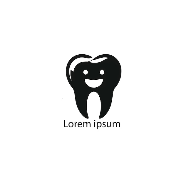 Un concepto de logotipo dental
