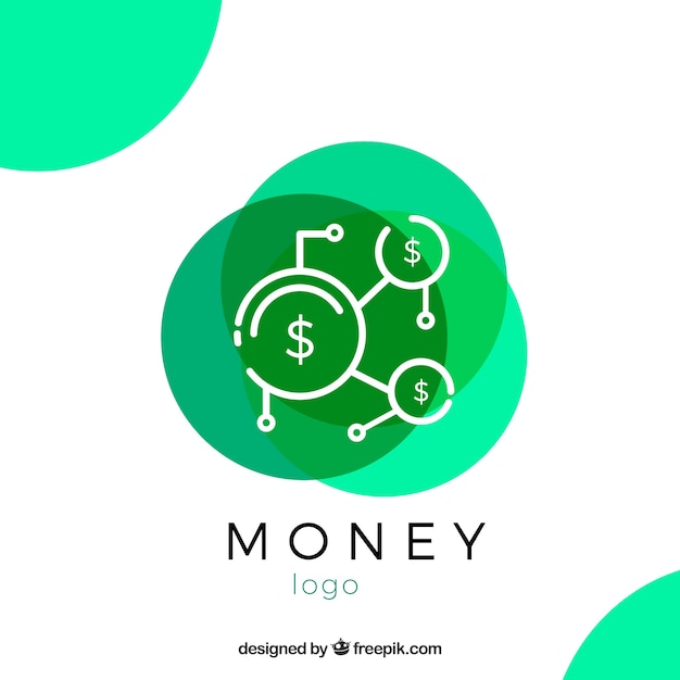 Vector concepto de logotipo de dinero