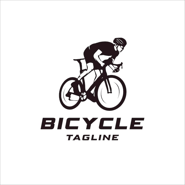 concepto de logotipo de evento de bicicleta