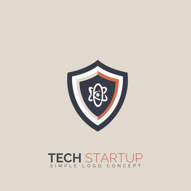 Concepto de logotipo de inicio tecnológico para empresa y marca