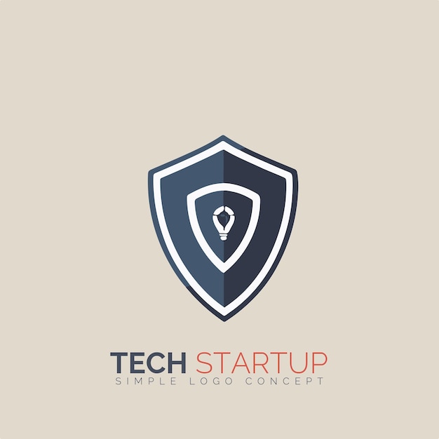 Concepto de logotipo de inicio tecnológico para empresa y marca