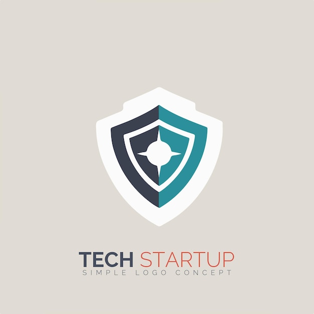 Concepto de logotipo de inicio tecnológico para empresa y marca