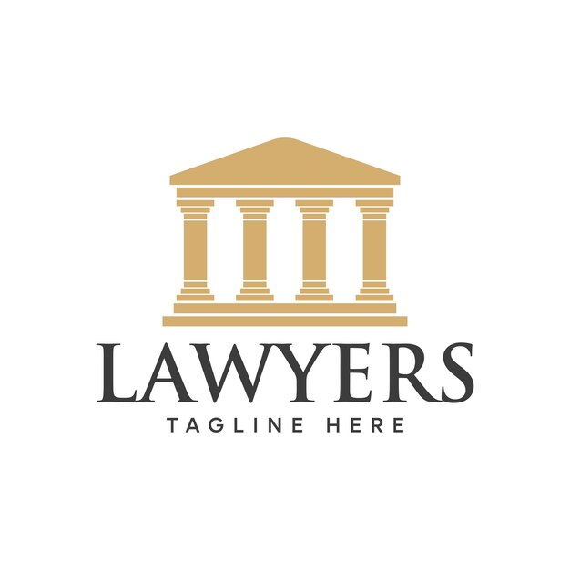 concepto de logotipo justicia diseño de logotipo de bufete de abogados plantilla vectorial de logotipo abogado