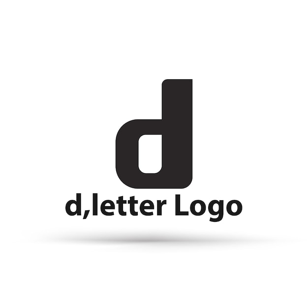 Vector concepto de logotipo de letra d para su marca