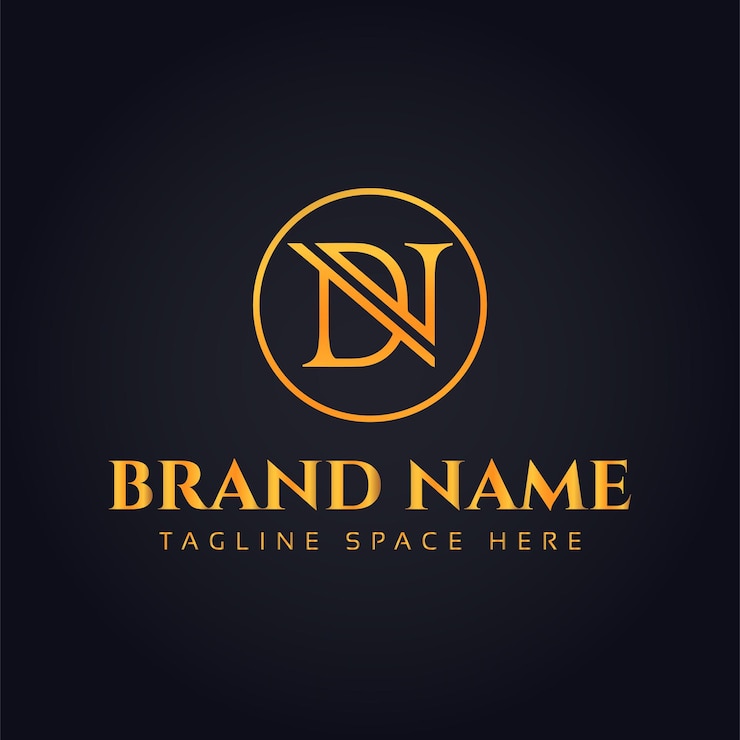 Vector concepto de logotipo de marca real de monograma de lujo vectorial para letras como asndo