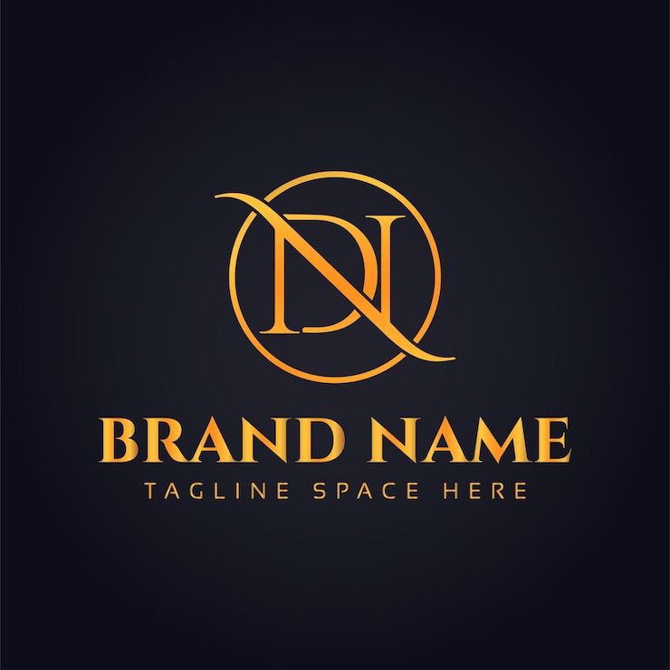 Vector concepto de logotipo de marca real de monograma de lujo vectorial para letras como asndo