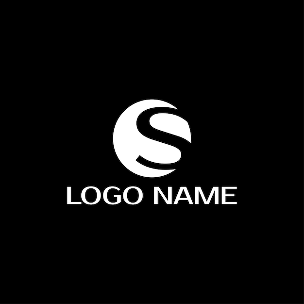 Concepto de logotipo de marca vectorial letra S