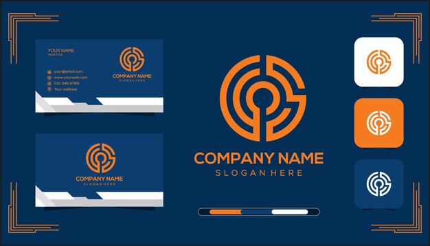 Concepto de logotipo de monograma vectorial WS