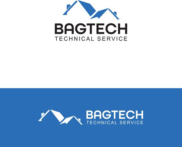 Concepto del logotipo de los servicios técnicos
