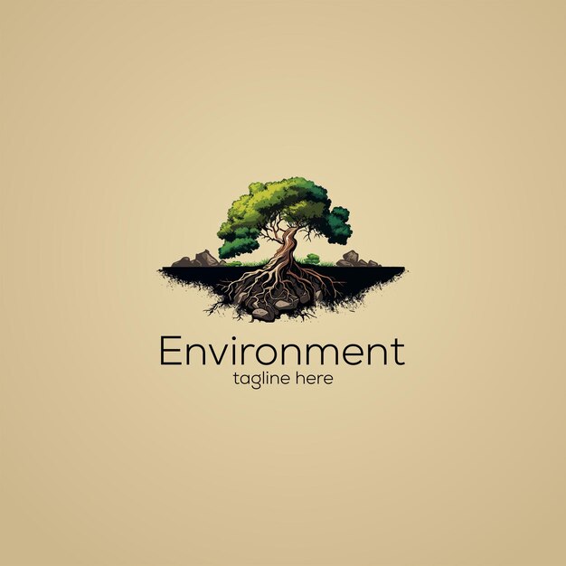 Concepto del logotipo Vector del logotipo del árbol