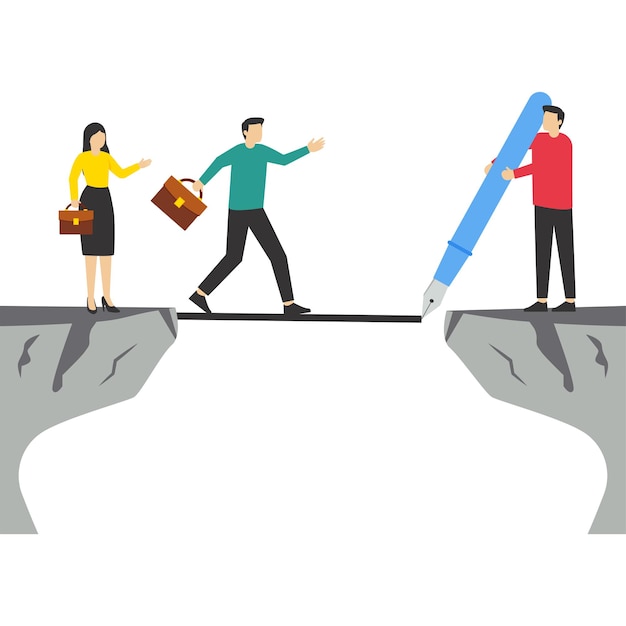 Concepto de lograr una estrategia de trayectoria profesional para lograr objetivos comerciales desarrollo empresarial exitoso