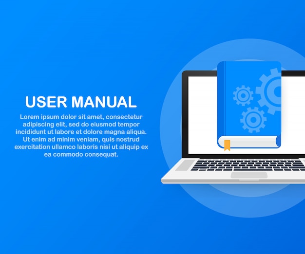 Concepto Manual de usuario para página web, banner, redes sociales.