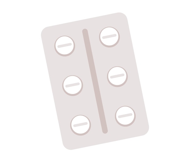 Concepto de medicamento antibiótico Ilustración de diseño gráfico vectorial