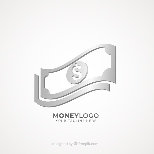 Concepto moderno de logotipo de dinero