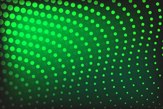 El concepto de negocio premium de fondo de color verde con puntos de color futurista