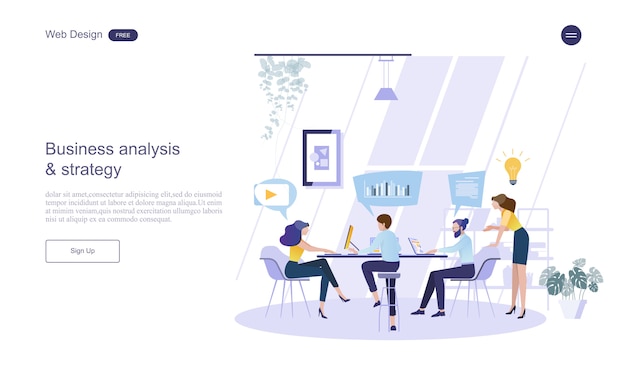 Concepto de negocio para el trabajo en equipo. Reunión y lluvia de ideas.
