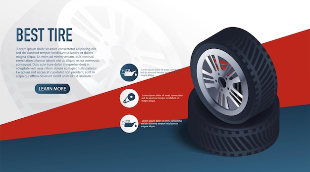 Concepto de neumático sin aire