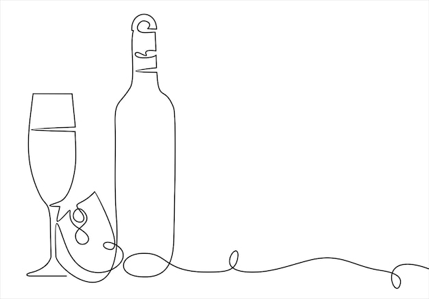 El concepto de ocio, el tiempo del vino, el conjunto de vides, el patrón sin costuras.