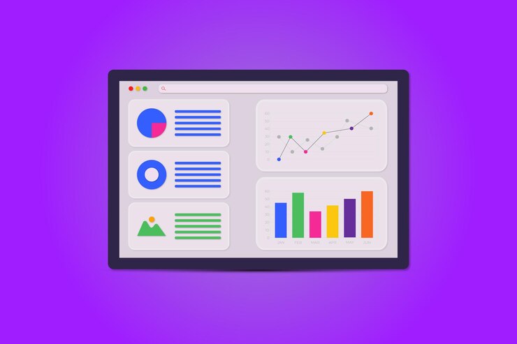 Vector concepto de optimización seo para sitio web y sitio web móvil. ilustración de vector.