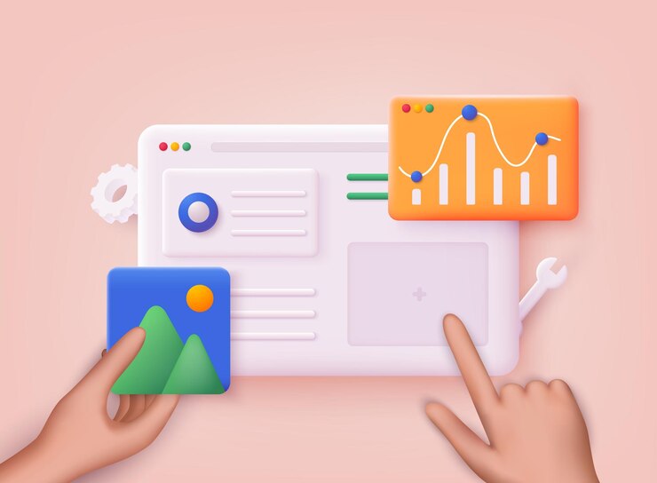 Vector concepto de optimización seo para sitio web y sitio web móvil plantilla de página de aterrizaje