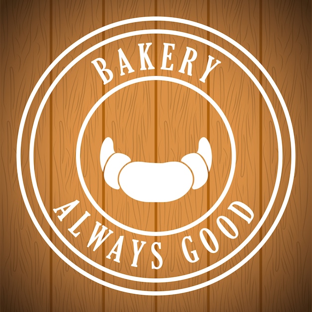 Concepto de panadería con diseño de icono
