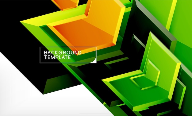 El concepto de papel tapiz direccional de fondo abstracto geométrico con flecha