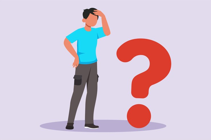 Vector concepto de pensamiento o resolución de problemas ilustración vectorial plana de color aislada