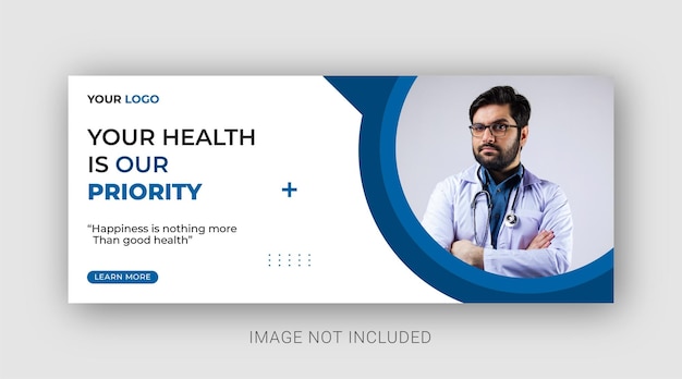 Concepto de plantilla de banner de dentista