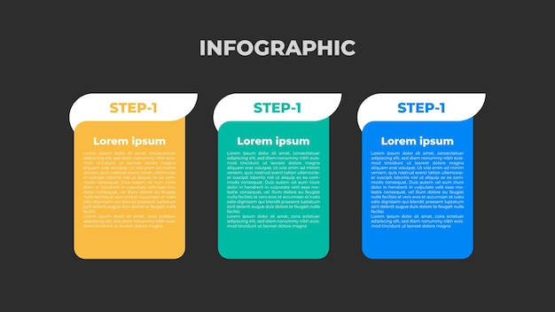 Concepto de plantilla de infografía de Vector de negocio