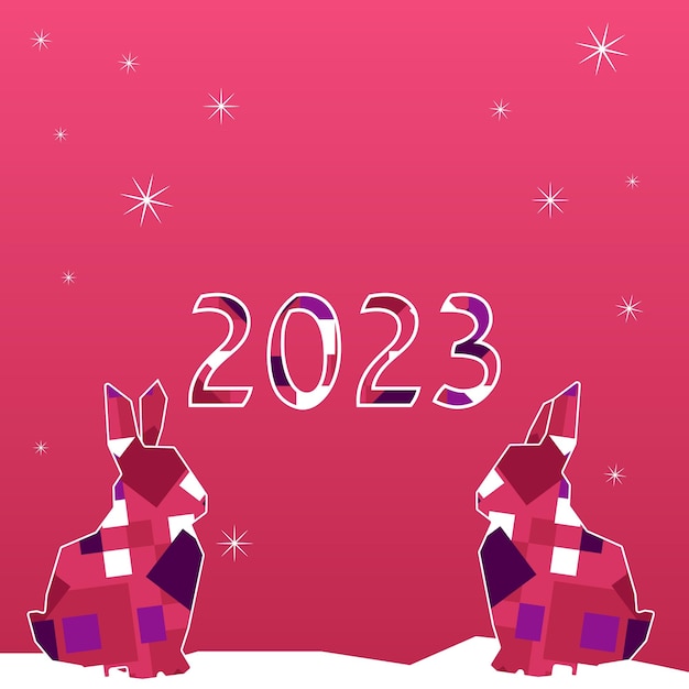 Concepto de portada de calendario de plantilla 2023 Carteles de feliz año nuevo Diseño abstracto 2023 para celebración de vectores y fondos de decoración de temporada marca tarjeta de portada de banner y plantillas de redes sociales