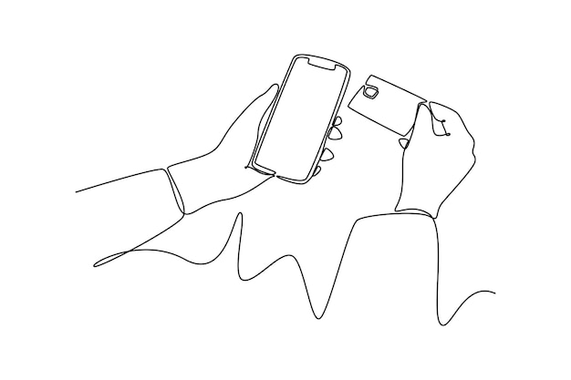 Concepto de presupuesto Ilustración gráfica vectorial de diseño de dibujo de línea única